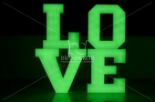 LOVE (3D z plexi LED RGB)