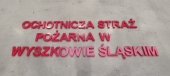 Przestrzenne produkty reklamowe ze styroduru i/lub plexi dla OSP