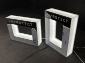 Ekspozytory, prezentery, trybunki, postumenty podswietlane LED